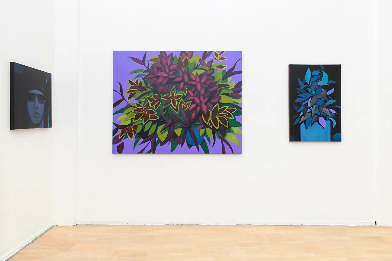 Dennis Brown's install photos of a gallery wall