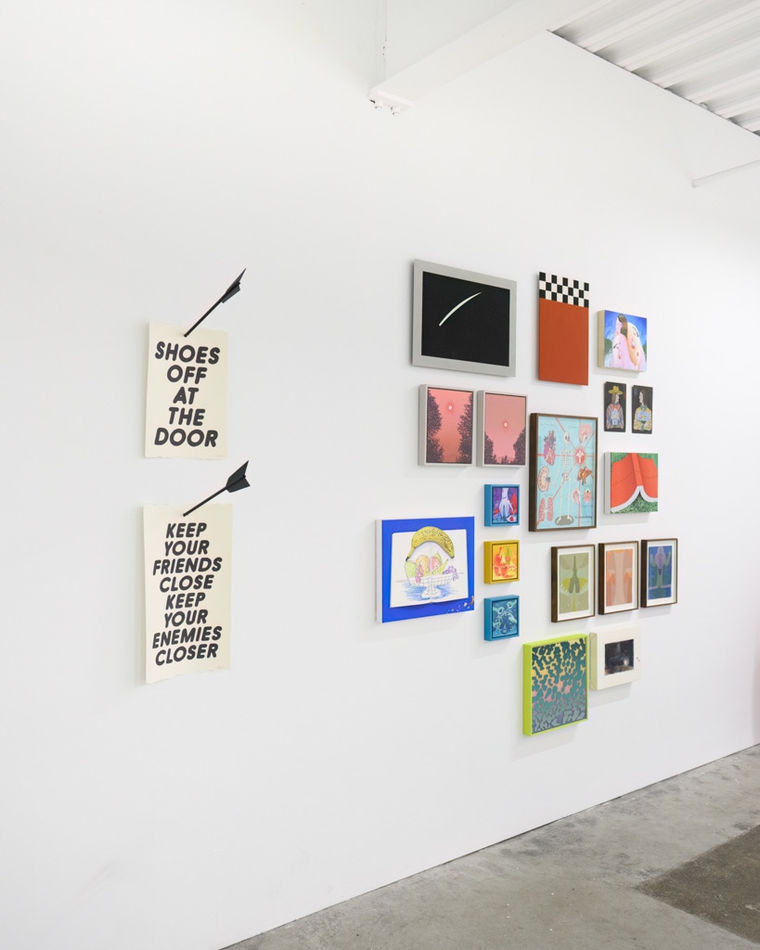 Installation view of 