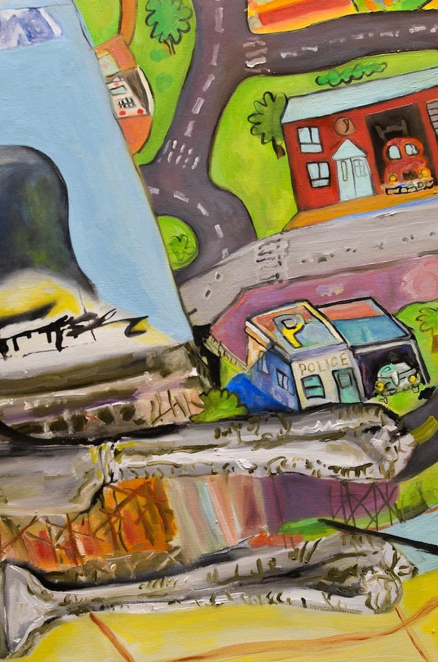 Madison Brooks - detail image of the painting 