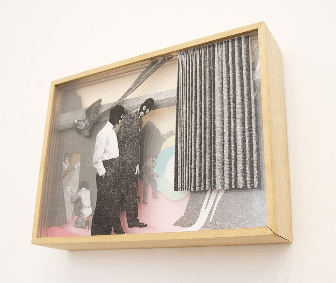 Mario Wagner collage of two figures