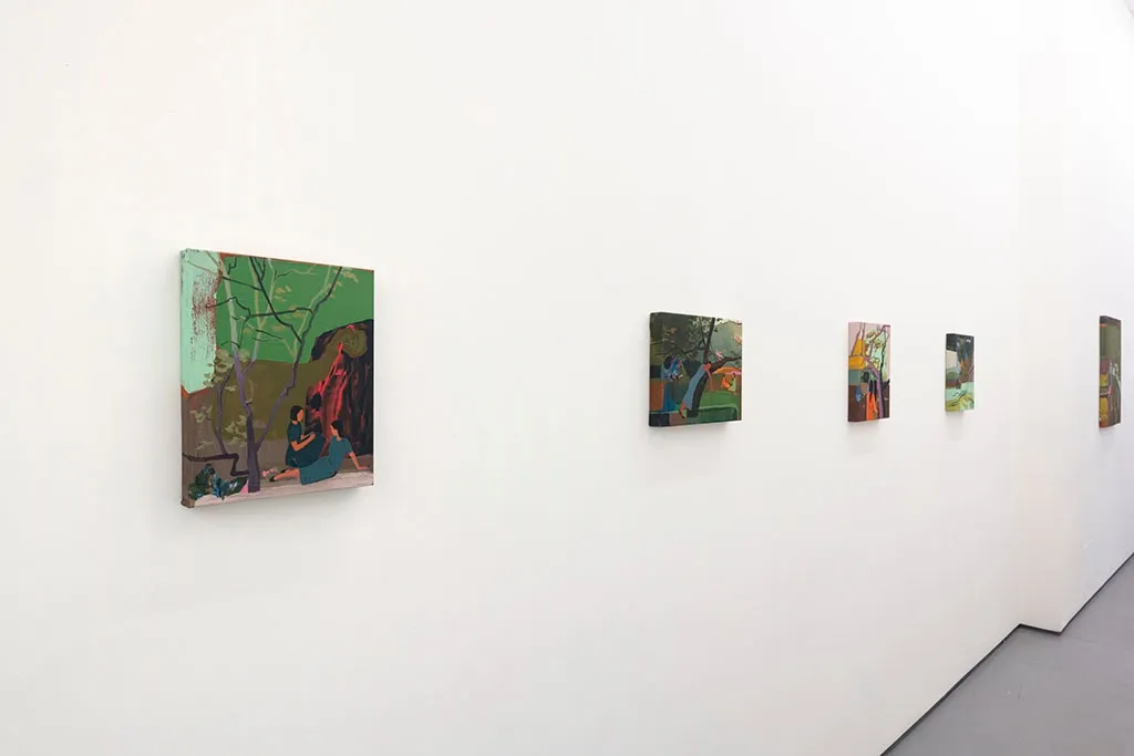 Install photo from Seonna Hong's solo exhibition Cognitive Dissonance