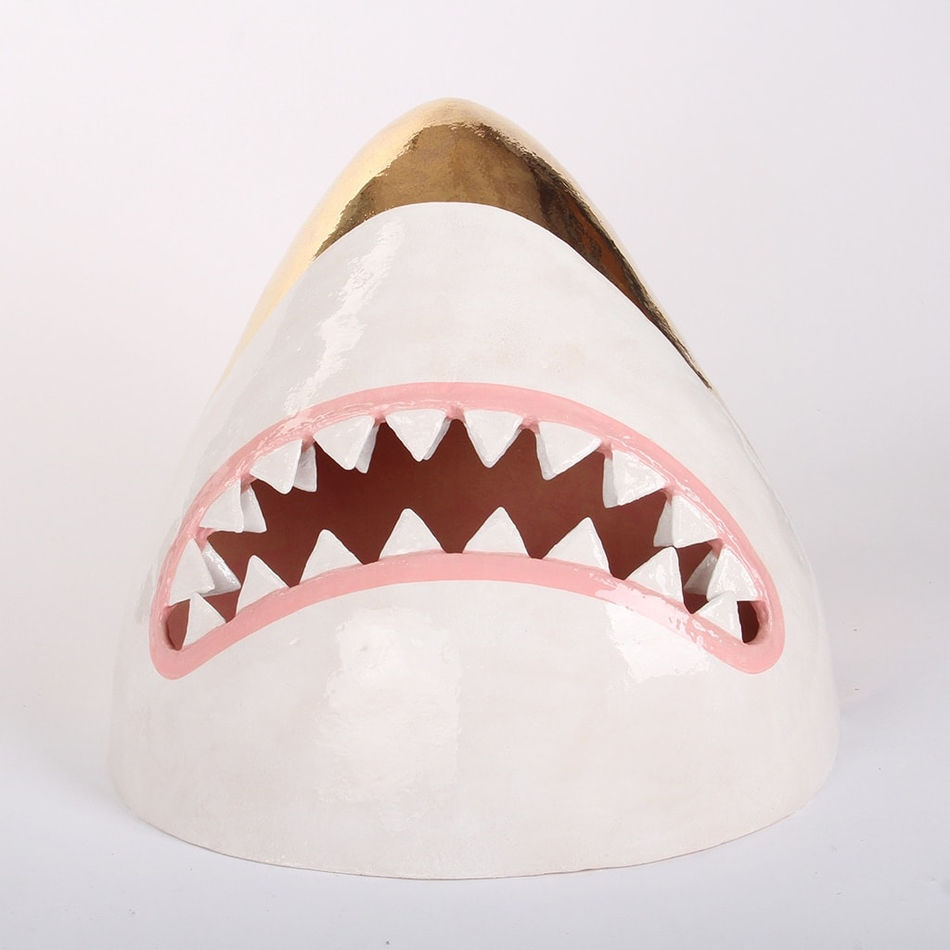 Lorien Stern, 24k gold Shark, 2020