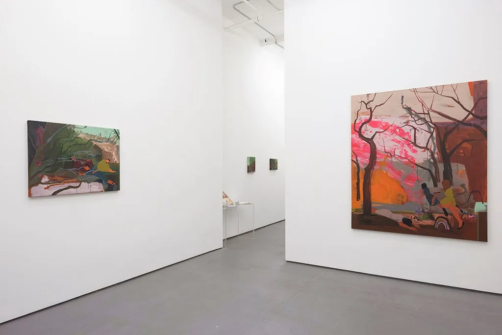 Install photo from Seonna Hong's solo exhibition Cognitive Dissonance