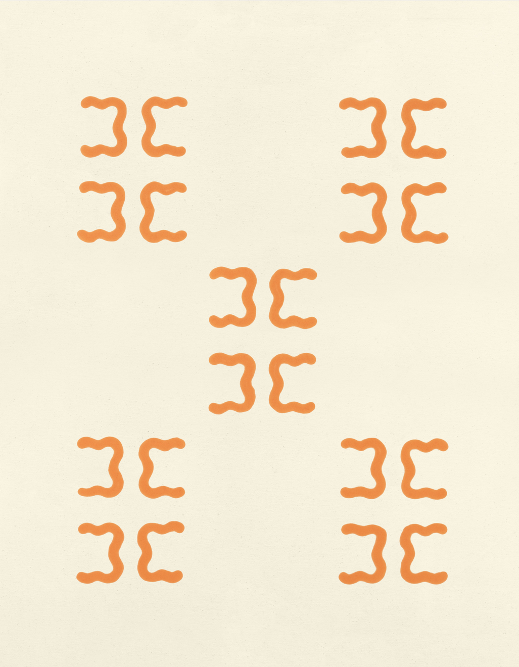 Alpharatz, 1964 Oil-based enamel on canvas