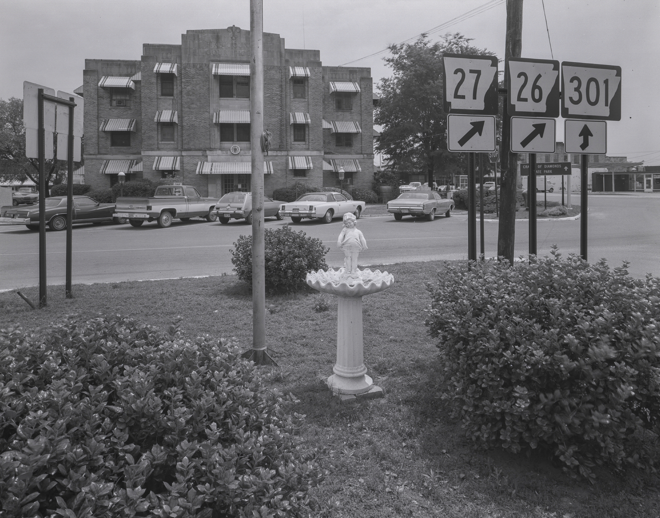 Pike County Courthouse, Frontal View, AR 27, Murfeesboro, AR, 1976