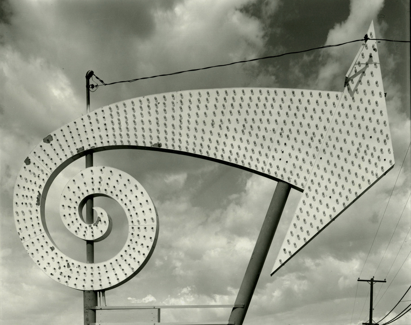 Jim Dow, Curlicue Arrow Sign, US 2, near Wenatchee, WA