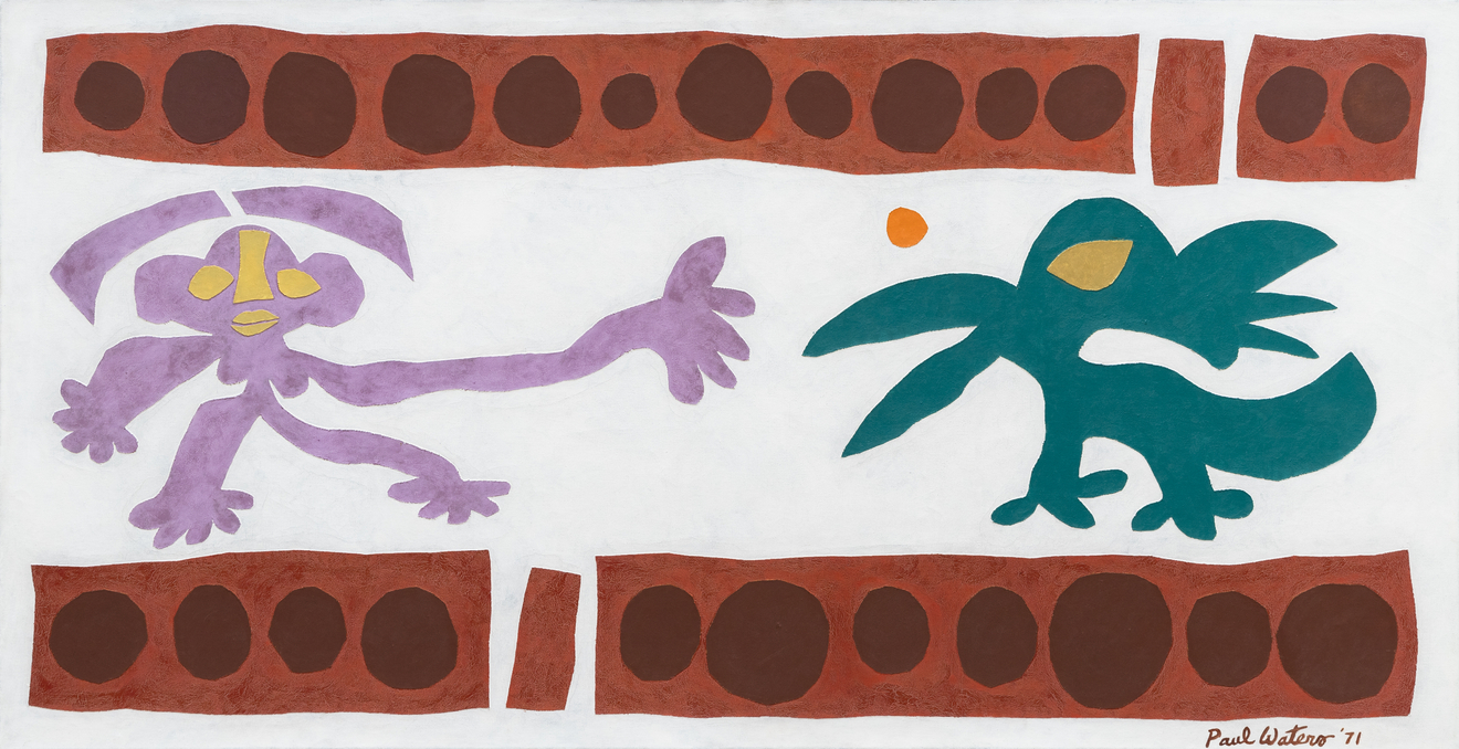 Paul Waters, Young Girl and Her Friend, 1971