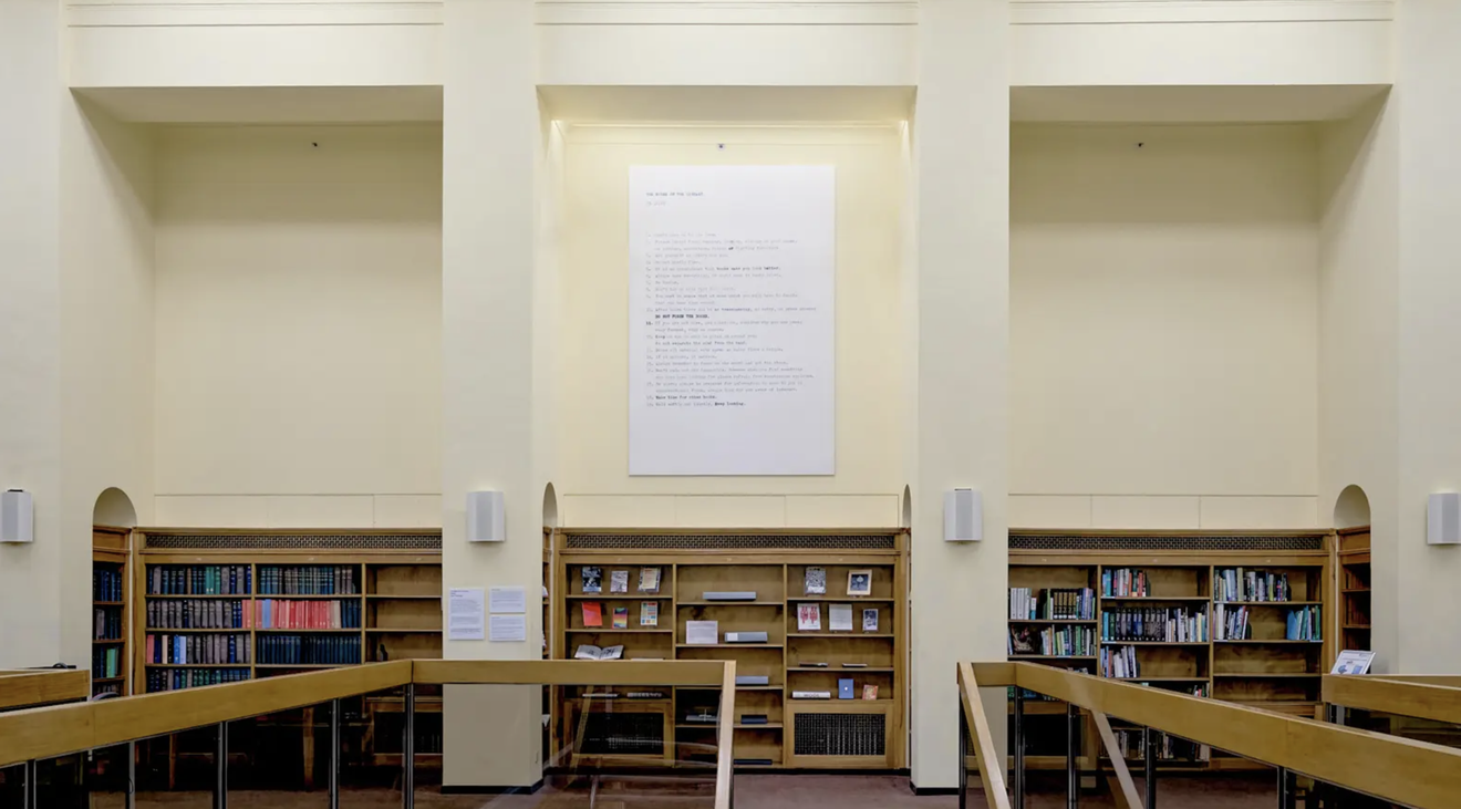Peter Liversidge: The Rules of the Library