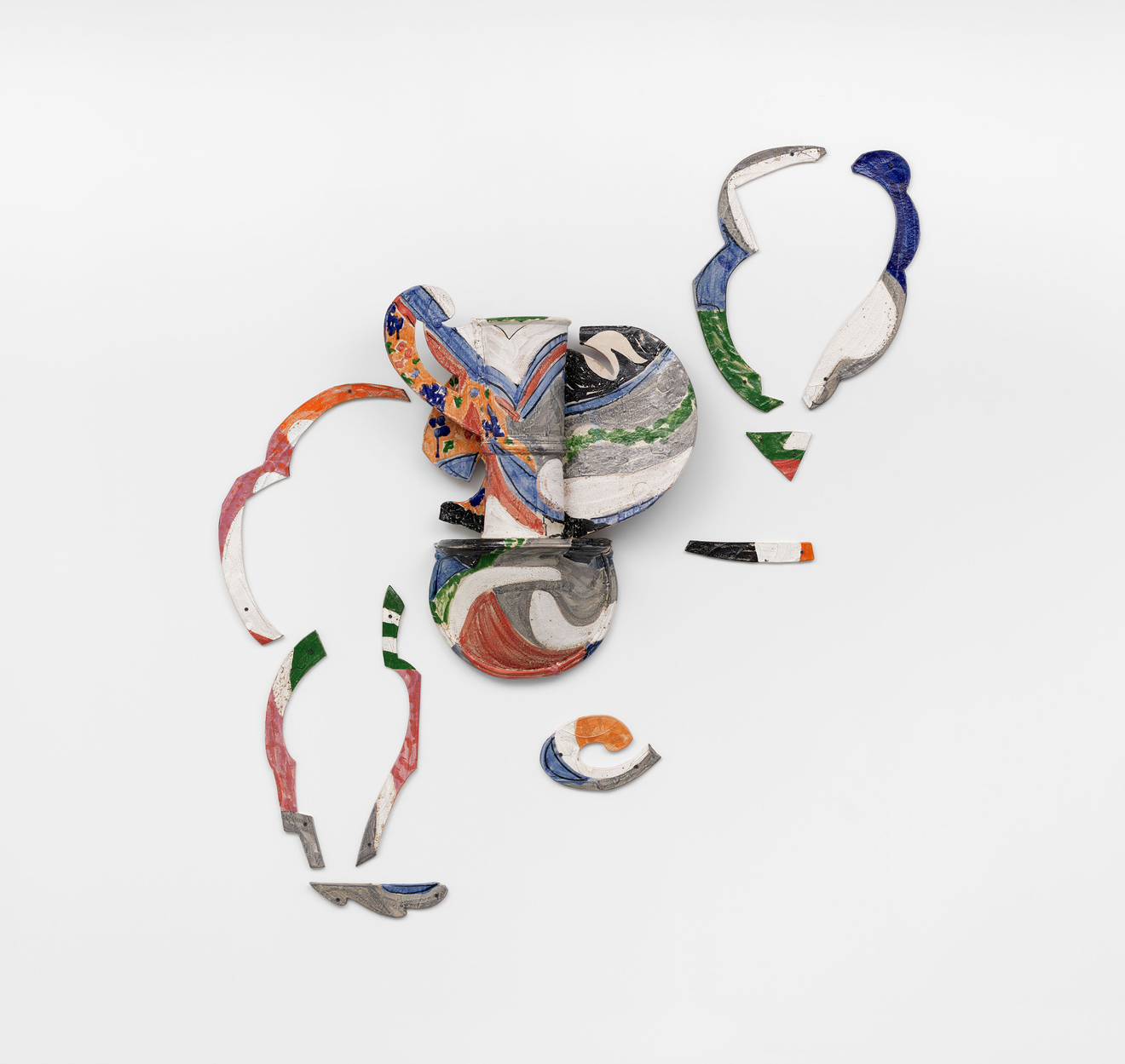 Betty Woodman, Balustrade Relief Vase: 97-9, 1997