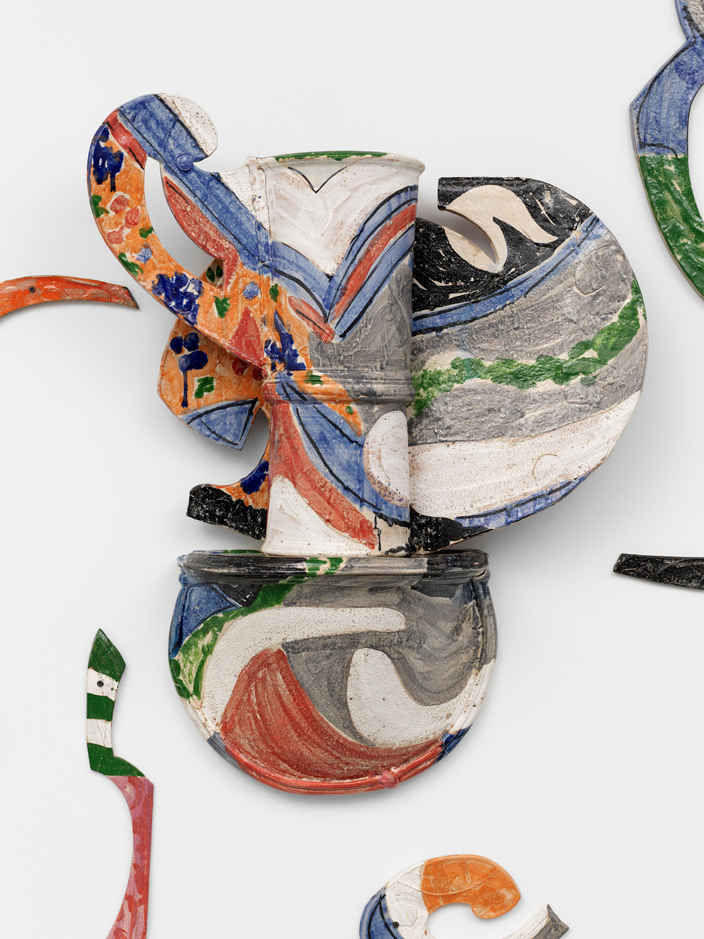 Betty Woodman, Balustrade Relief Vase: 97-9, 1997