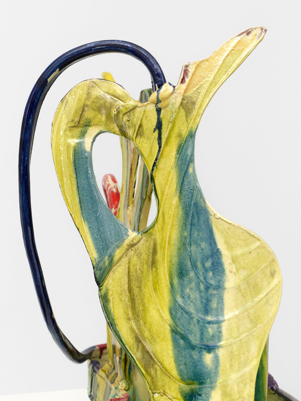 Betty Woodman, Oribe Tray: Montelupo Pitcher, 1988