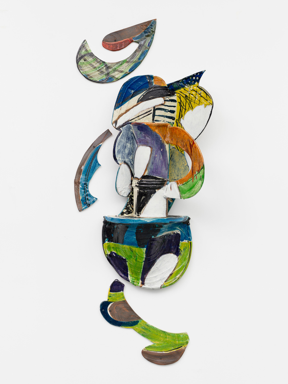 Betty Woodman, Balustrade Relief Vase: 96-20, 1996