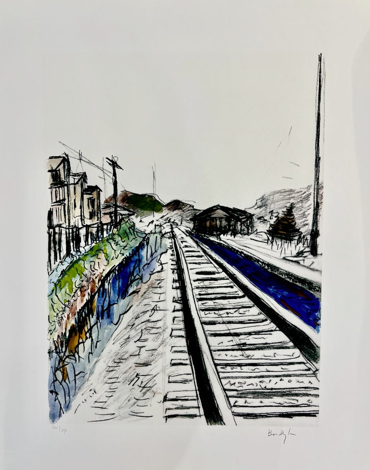Bob Dylan, Train Tracks (white), 2010