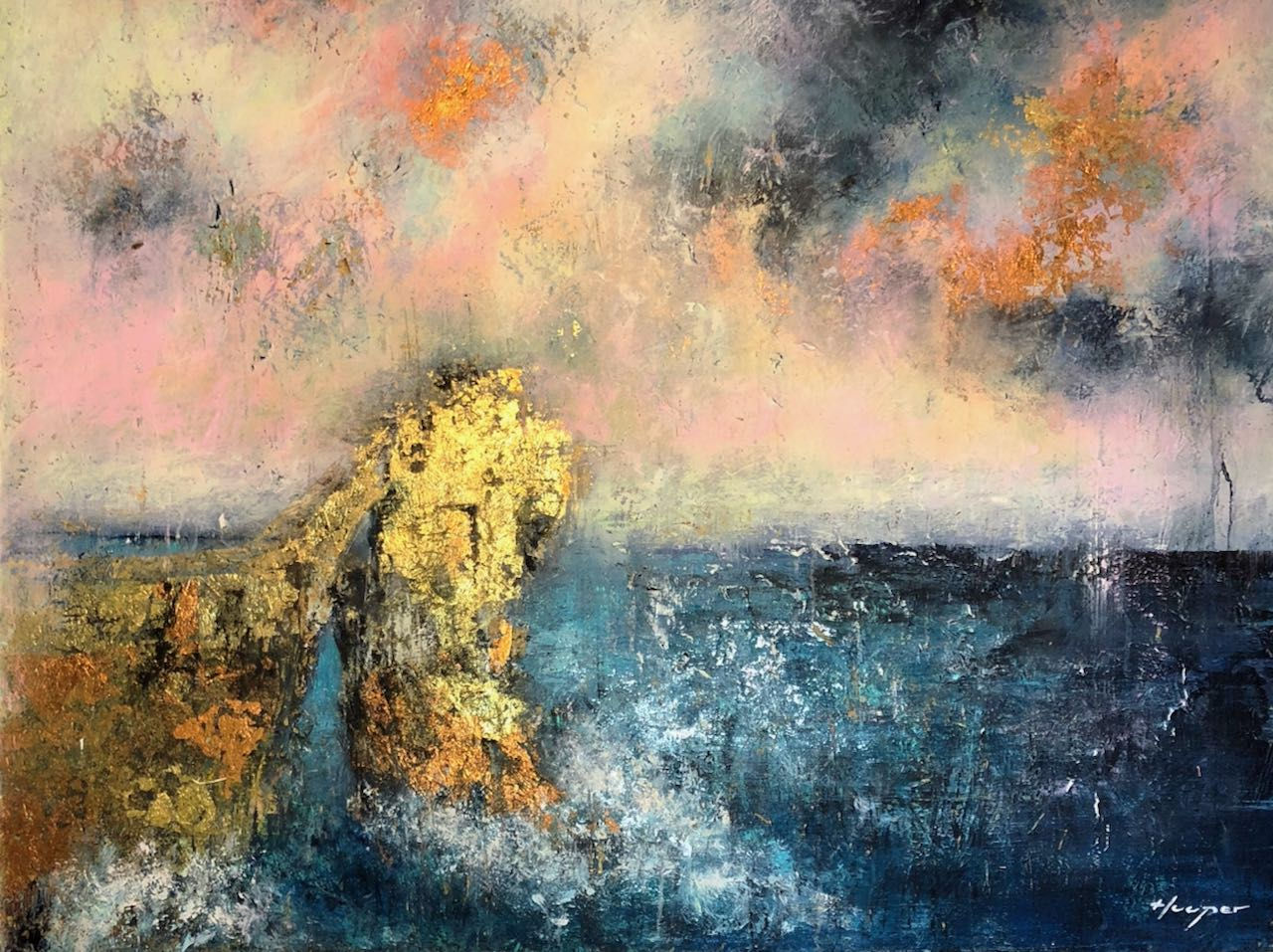 Daniel Hooper, Portland Bill at Sunset, 2020