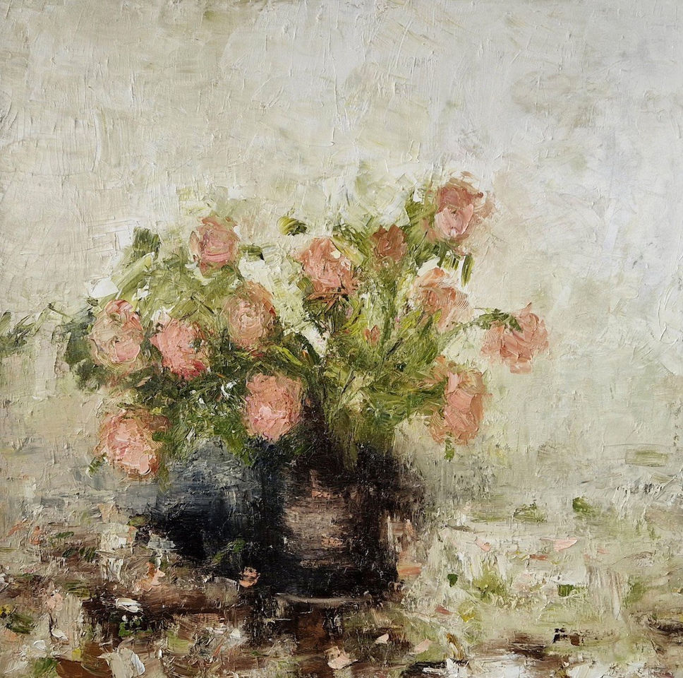 Hannah Ivory Baker, Blush Roses, 2024