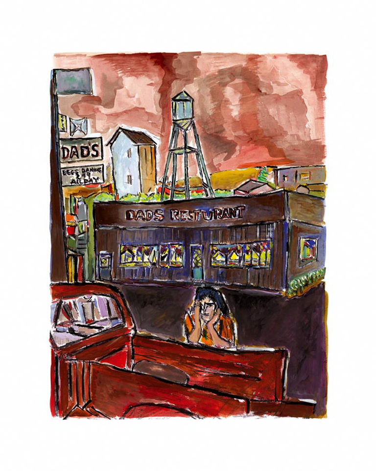 Bob Dylan, Dad's Restaurant, 2008