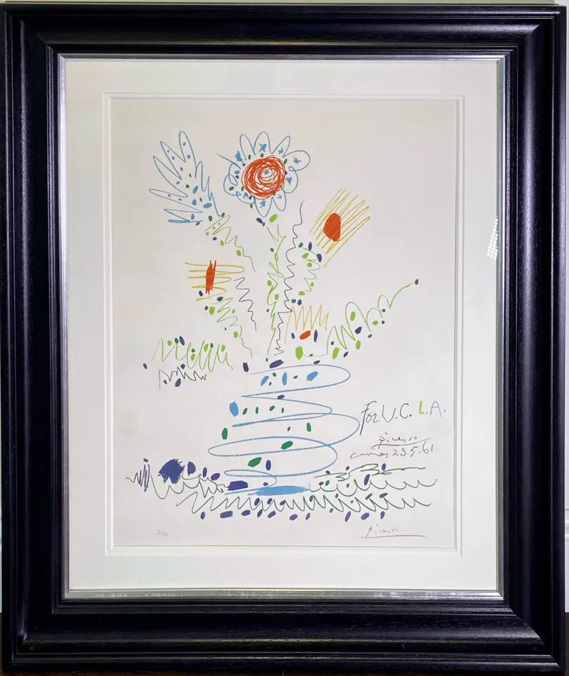 Pablo Picasso, Fleurs pour U.C.L.A., 1969