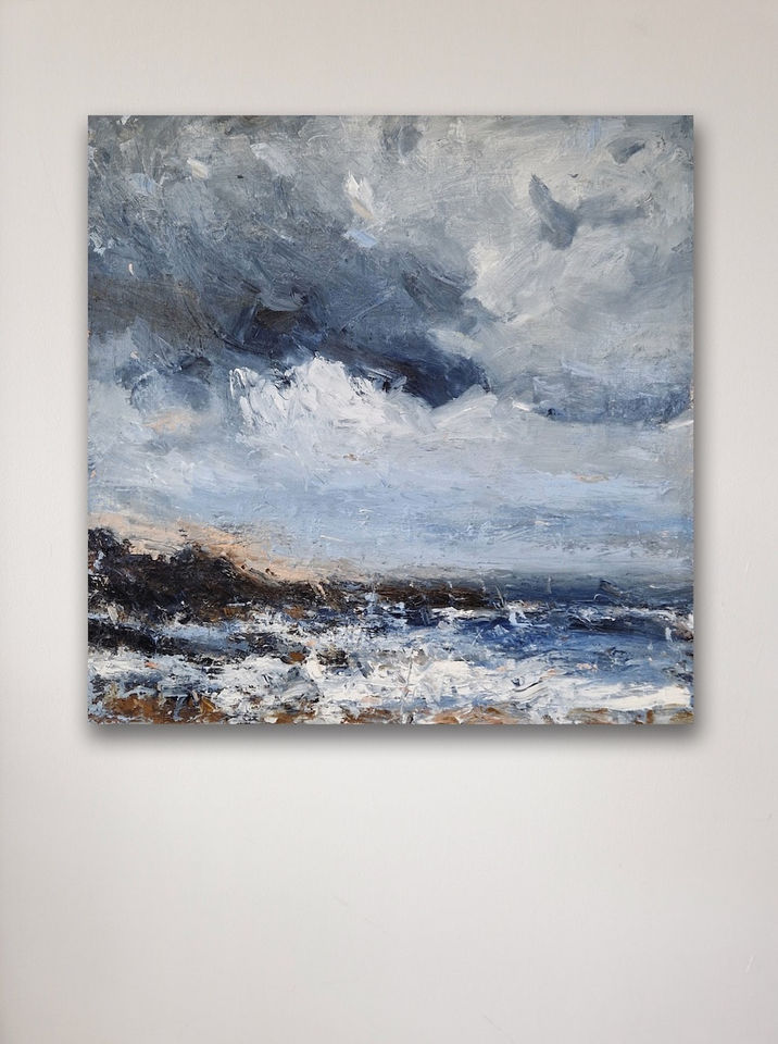 Hannah Ivory Baker, Sunset After the Storm, Cornwall, 2024