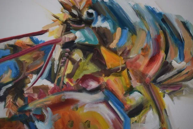 Michelle Parsons, Golden Lobster II, 2019