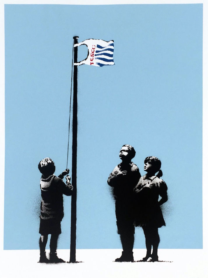 Banksy, Very Little Helps , 2008