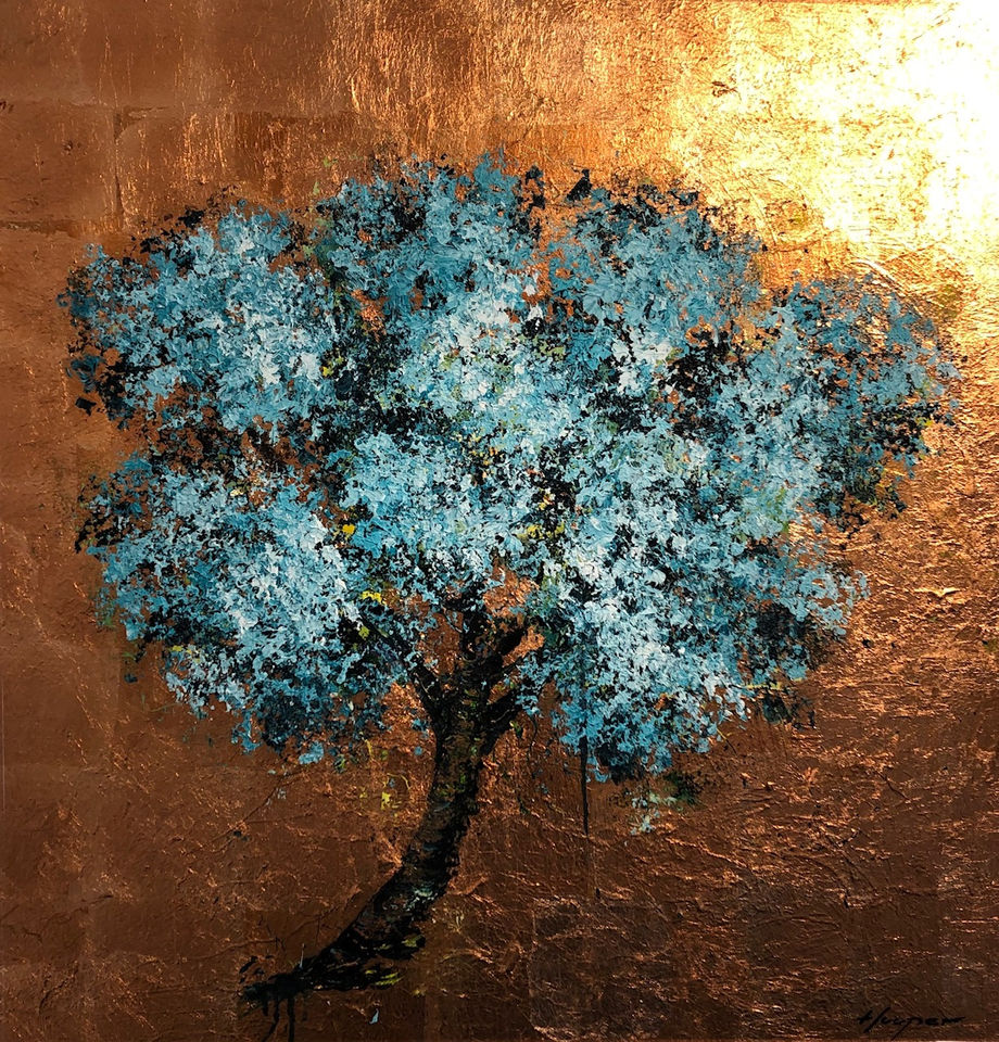 Daniel Hooper, Blossom Teal, 2020