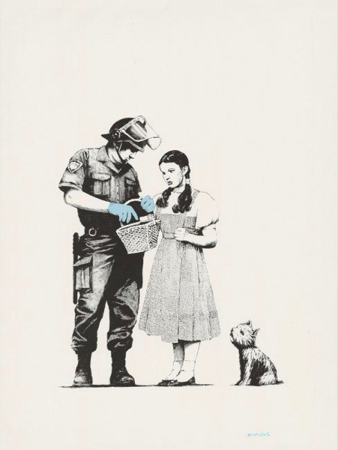 Banksy, Stop and Search, 2007