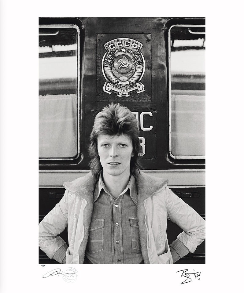 Geoff MacCormack, In Front of the Train (co-signed by Bowie), 1973