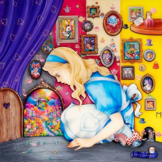 Kerry Darlington, Alice Finds The Little Door, 2018
