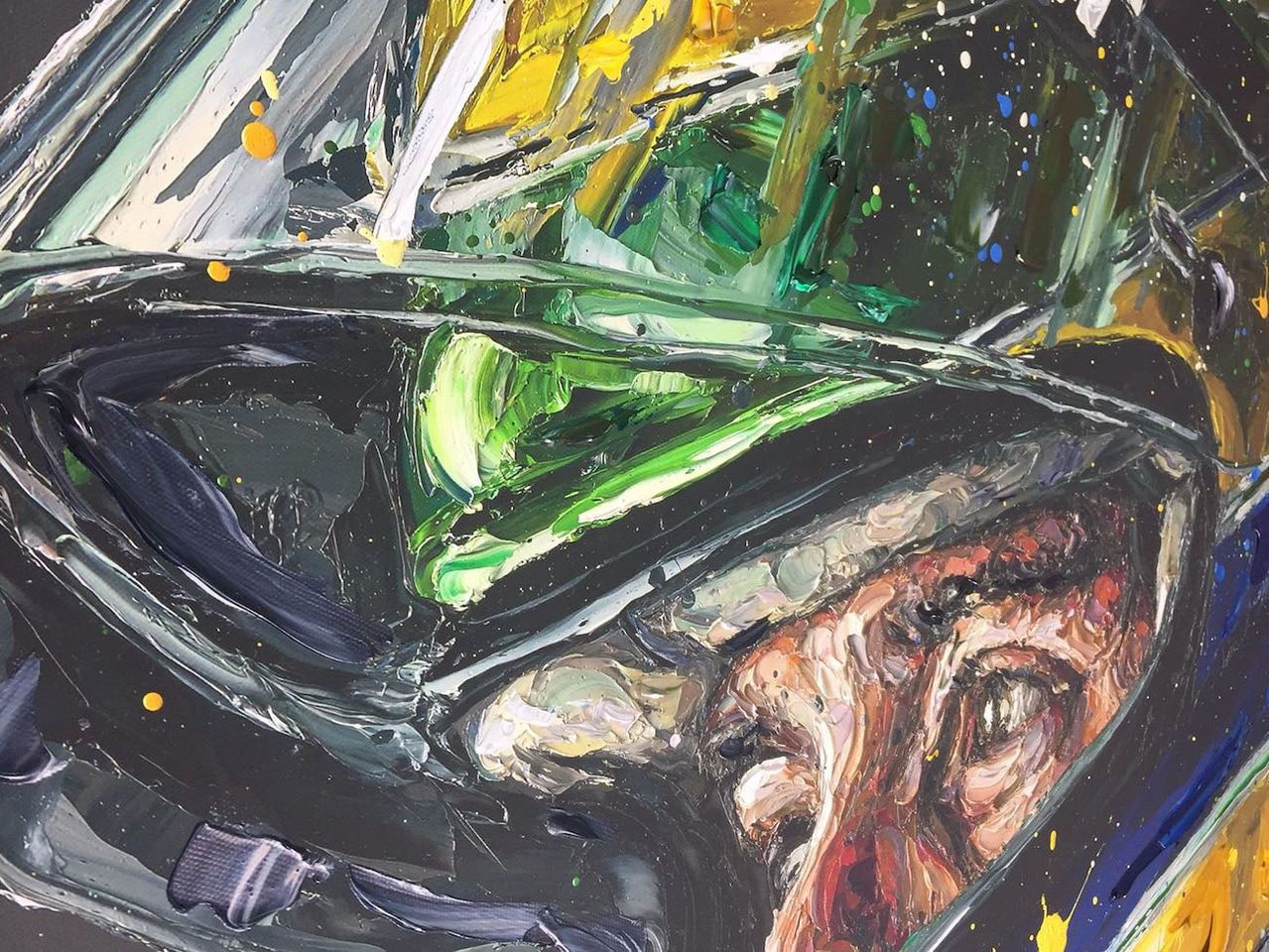 Paul Oz, Designed To Win (canvas), 2017