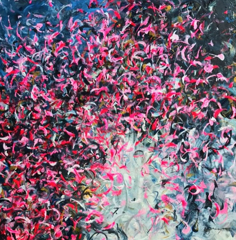 Daniel Hooper, The Flamingos Flight, 2019