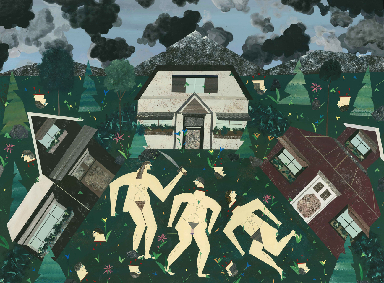 Andrea Joyce Heimar, I get so angry that I ruin everything, I can vomit into violence, I can separate things, 2017