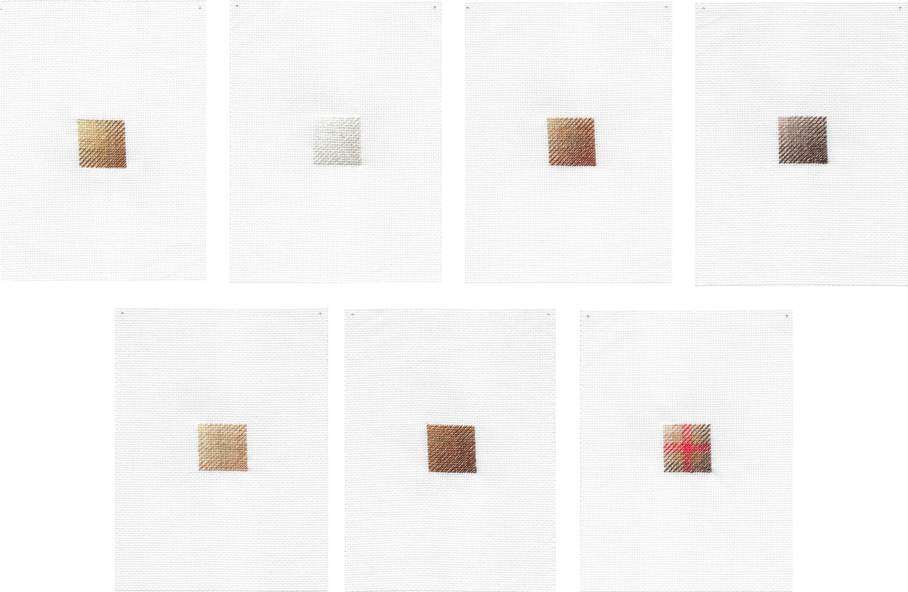 Sarah Almehairi, Patterns We Use 1-7, 2018-2019