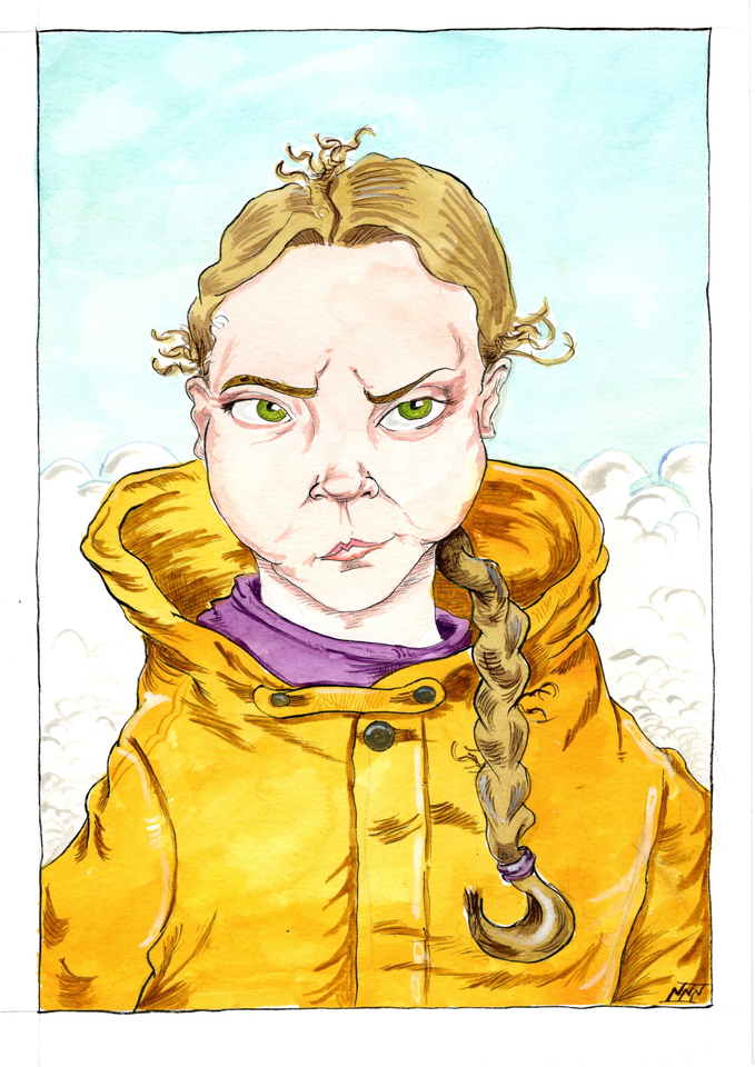 Tom Neenan Greta, 2019 Watercolour and ink on paper 30 x 21 cm