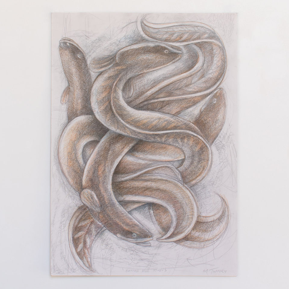 Michel Tuffery, Batt(a)le Hill Study 3, 2024