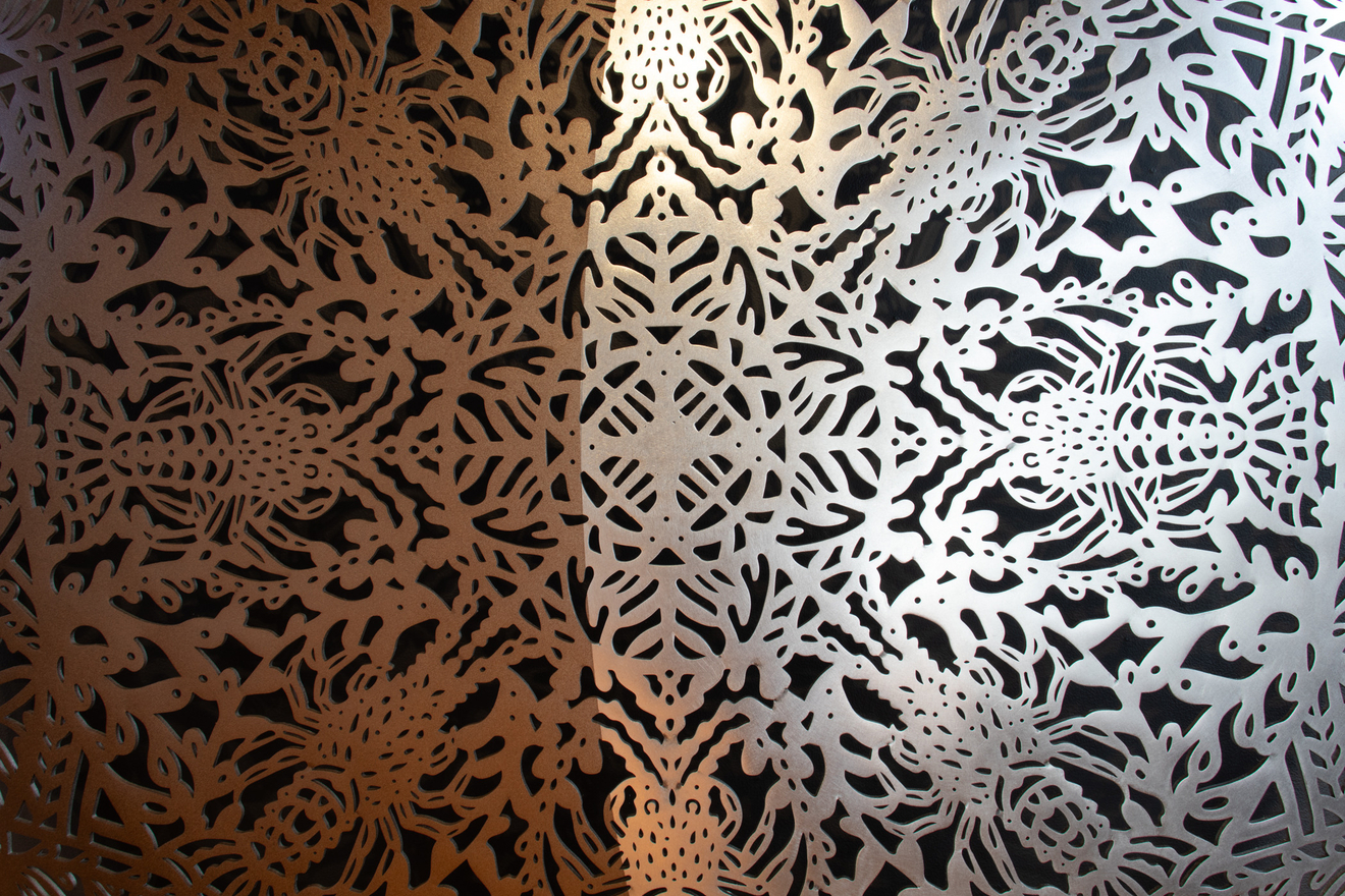 Michel Tuffery, Valu Kōura (First Quarter Moon), 2024