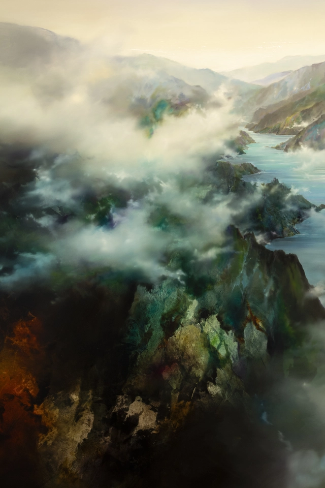 Simon Edwards, Descent Through Cloud, 2026