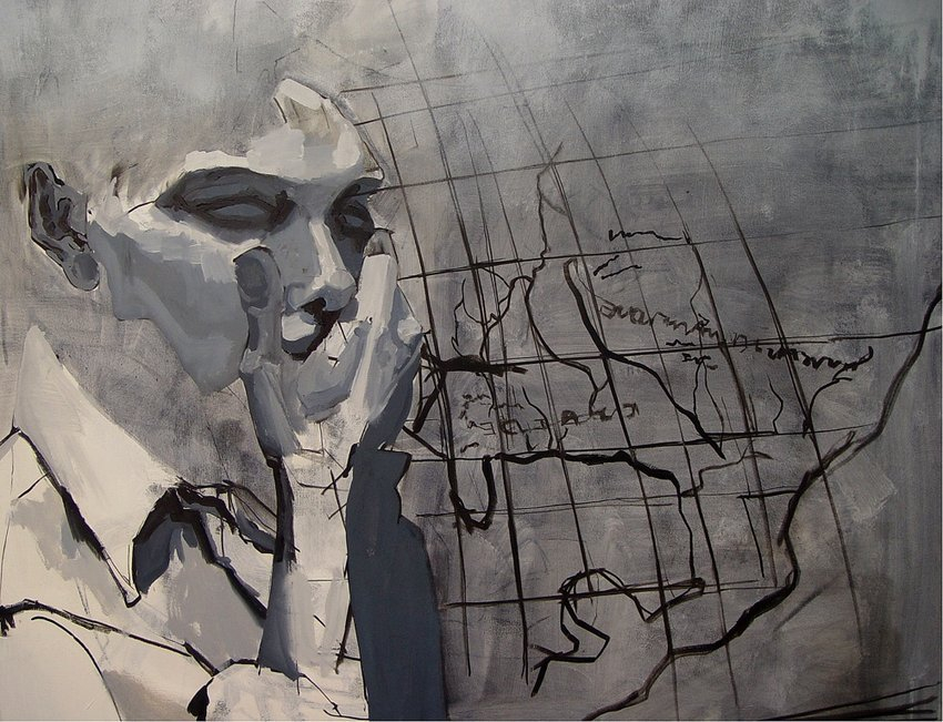 Zachary Yorke, Blue Study for American Melodramas, 2004