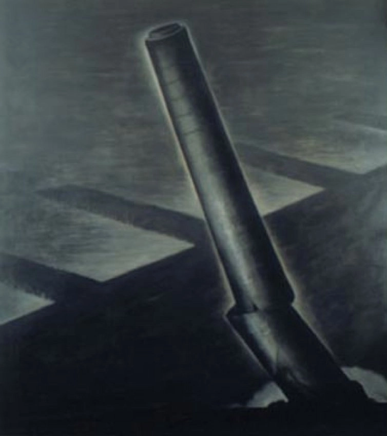 Andrew Castrucci, Falling Smokestack, 1994
