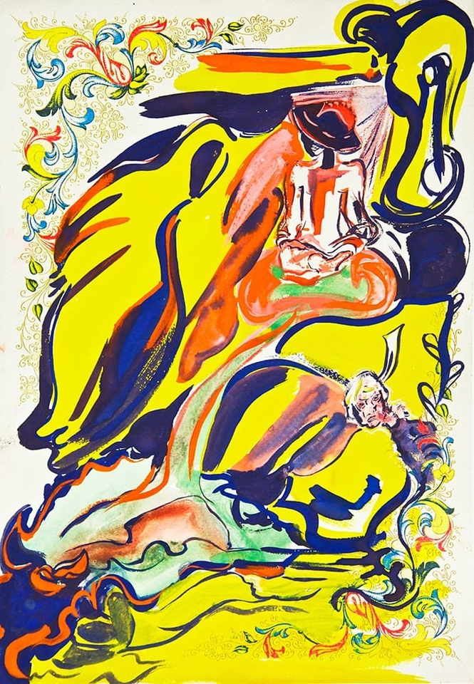 Lola Schnabel, Japanese Handkerchief, 2012