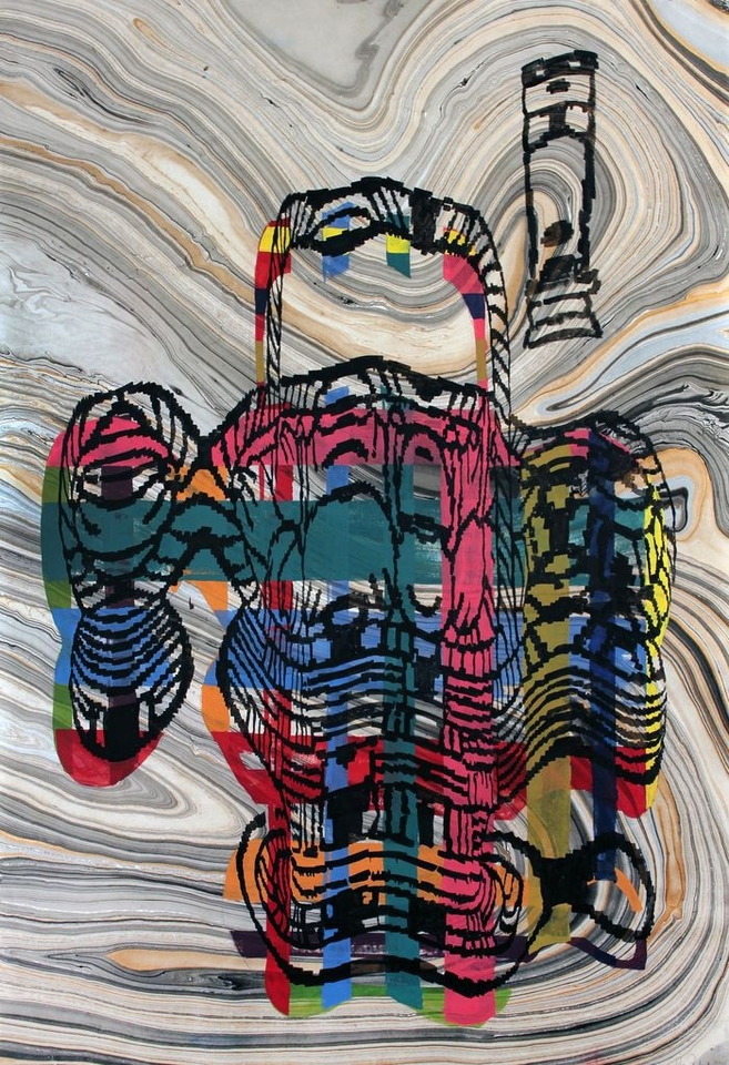 Brian Fekete, Plaid Basket, 2011