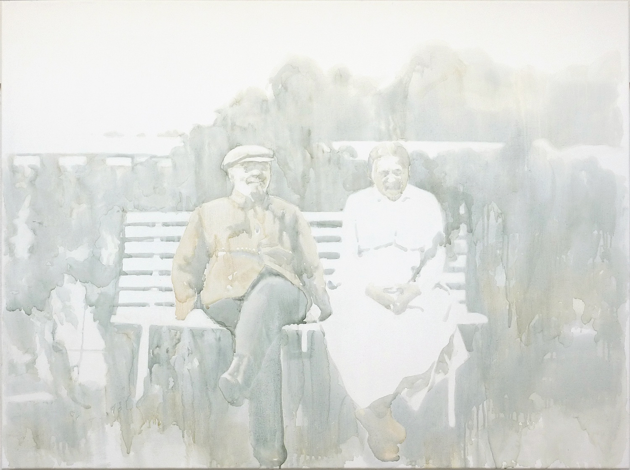 Tatiana Istomina, White Bench, 2011