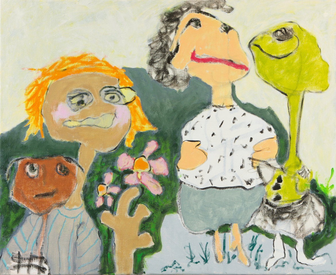 Dusty Boynton Livin the Life 2020 oil on linen 36 x 44 in.