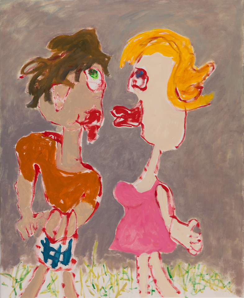 Dusty Boynton Mostly Perfect 2020 oil on canvas 44 x 36 in.