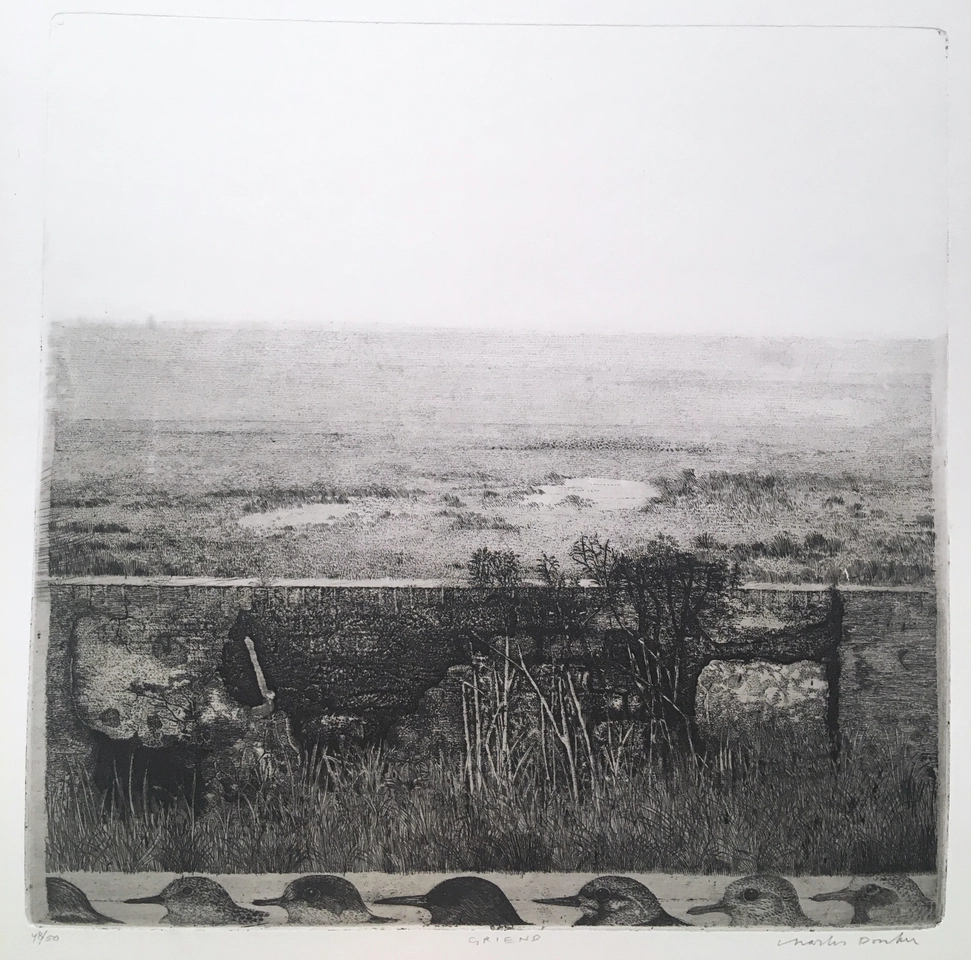 Charles Donker, Het waddeneiland Griend (Griend, l’île des Wadden, archipel des îles de la Frise), 1972-1974