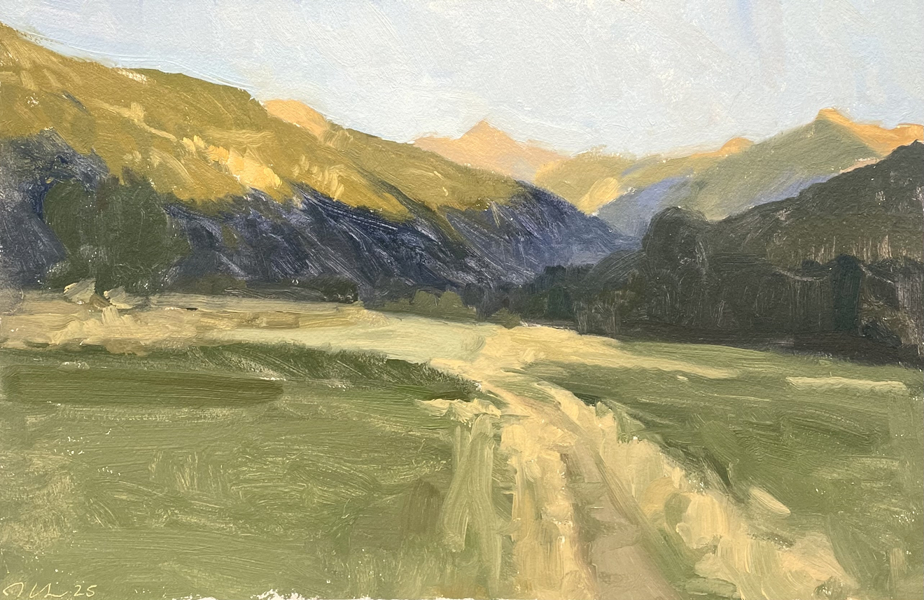 Nicolas Sage, Crépuscule sur les crêtes, 2025