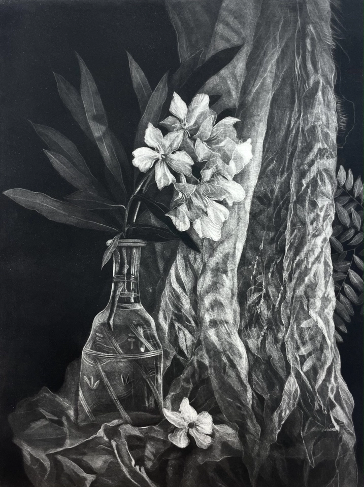 Judith Rothchild, Rêverie autour d'un laurier rose I, 2023