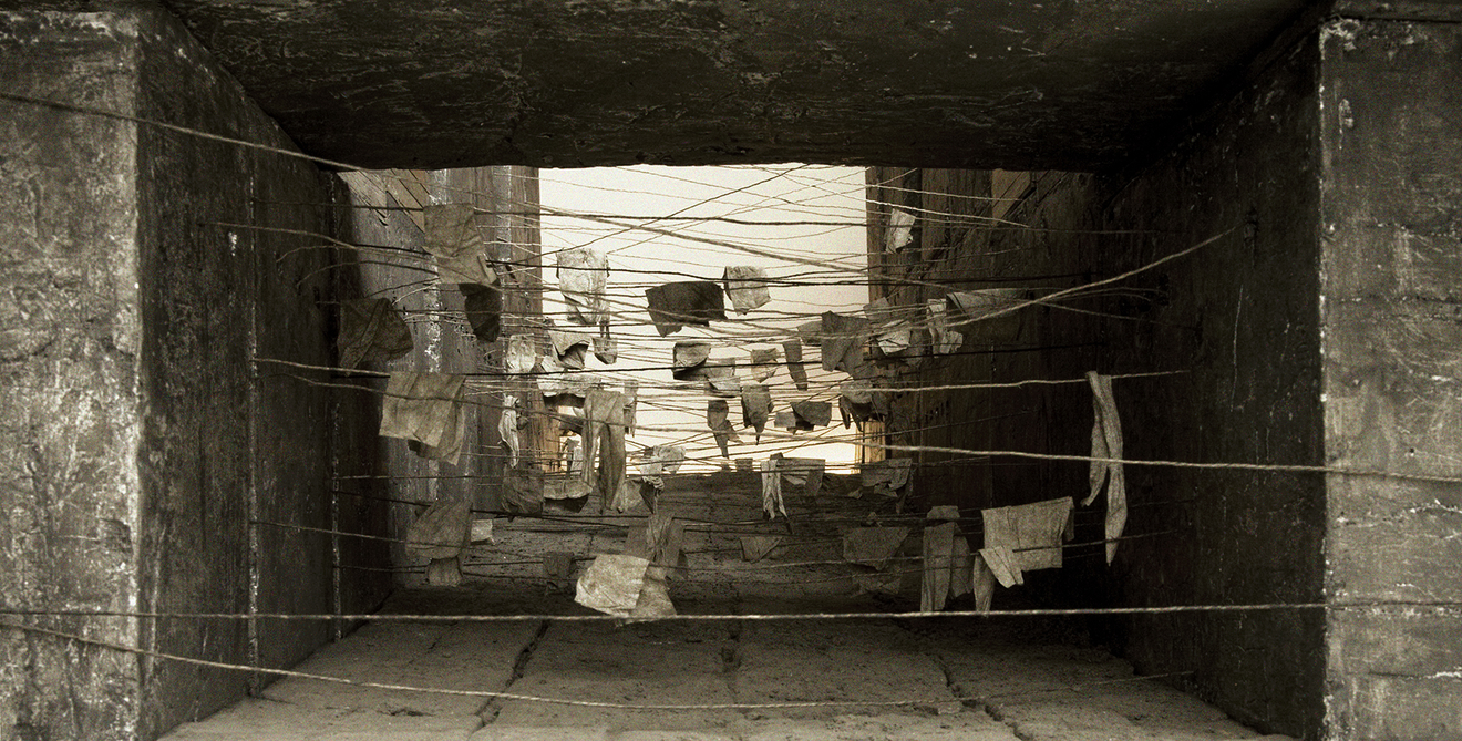 Édith Dufaux, Rue haute au linge presque pleine, 2014