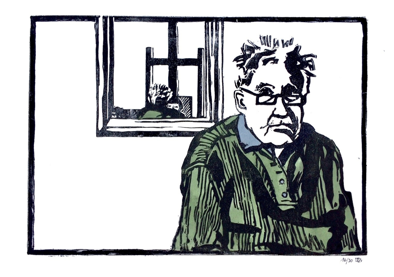 Delphine D. Garcia, 3.III.20 (rehaussée), 2020