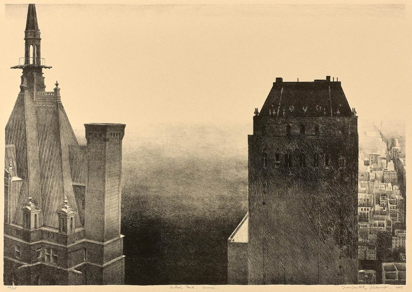 Jean-Baptiste Sécheret, Central Park, Brume, 2008