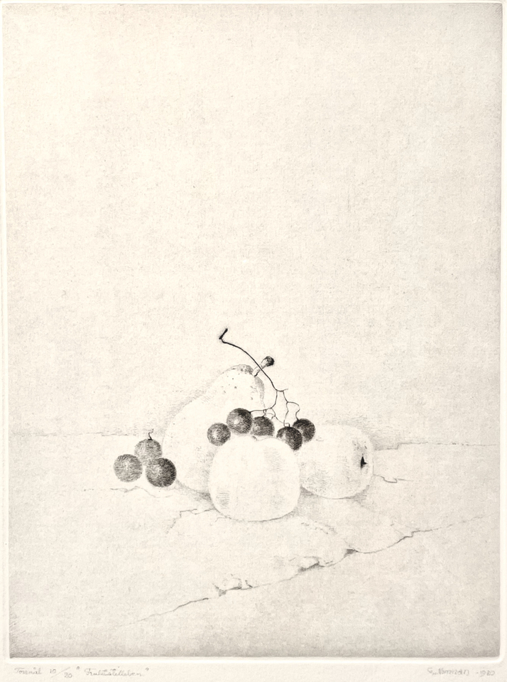 Gunnar Norrman, FRUKTSTILLEBEN, 1980